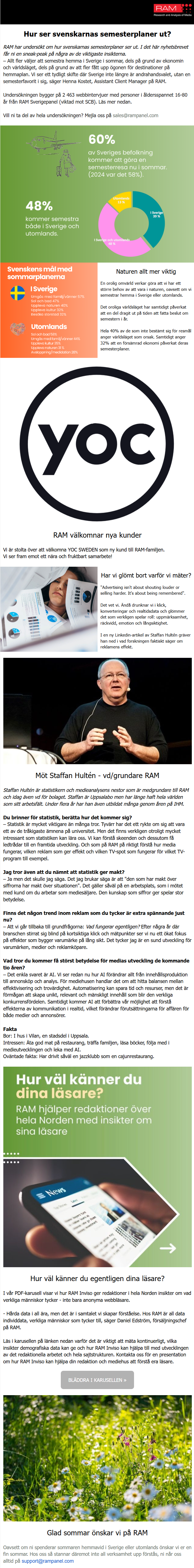 RAM Nyhtersbrev nr 3